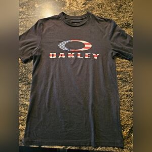 Oakley Men's Dark Blue Graphic Tee